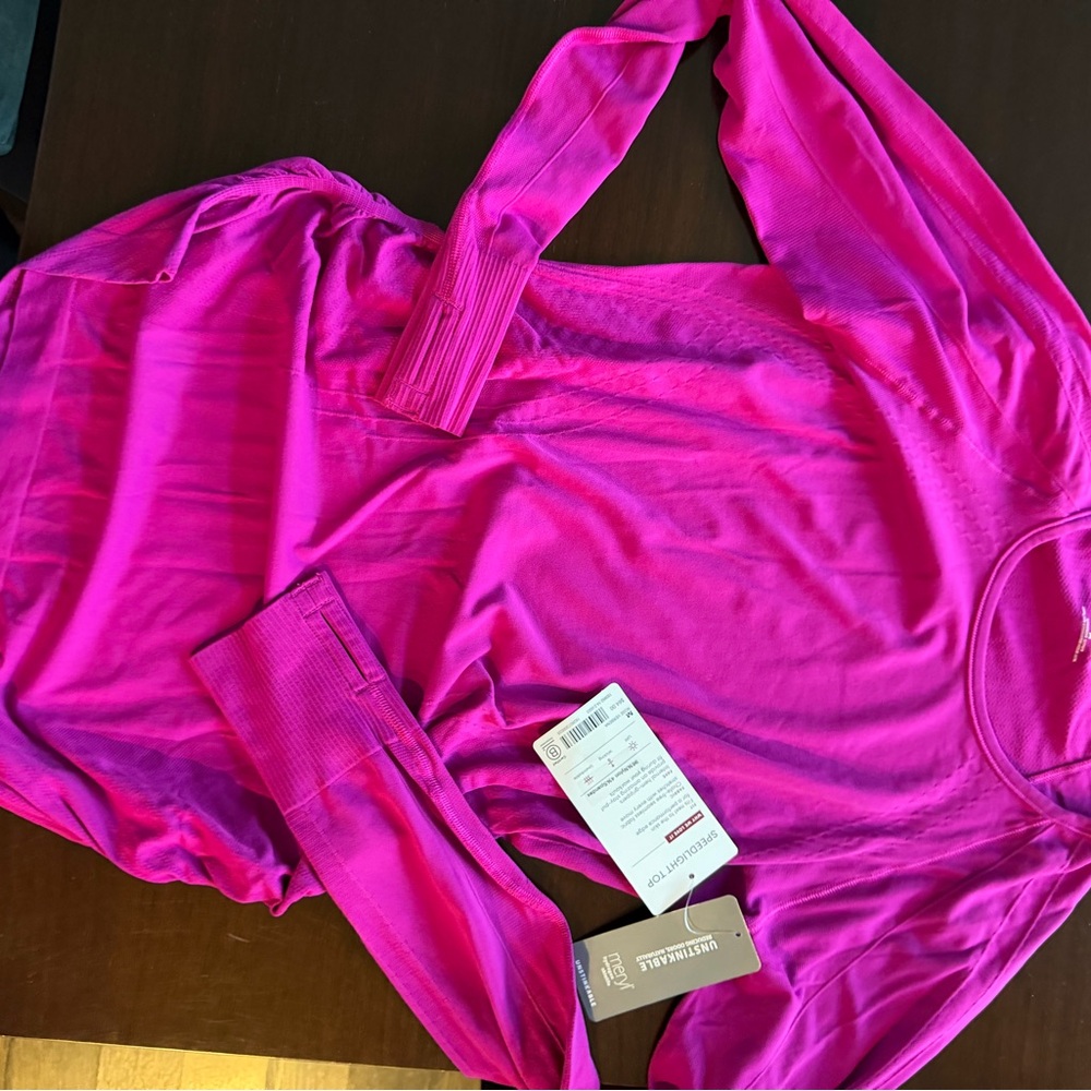 Athleta Vibrant Pink Muscle Tee - New